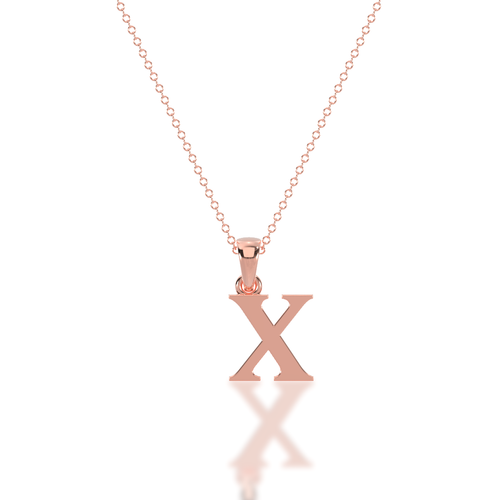 X - Alphabet Pendant