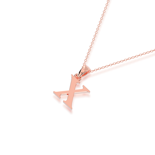 X - Alphabet Pendant