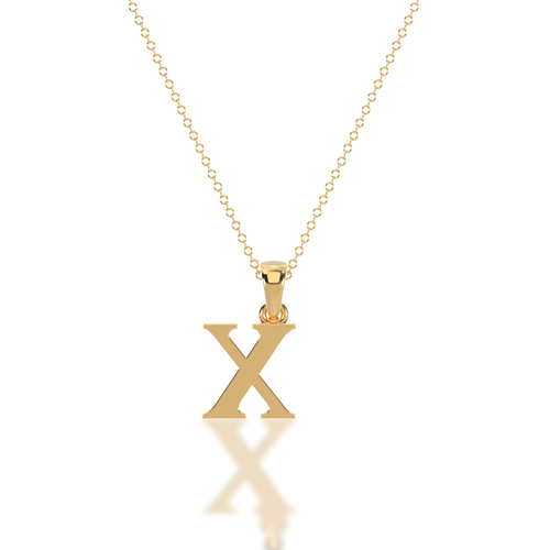 X - Alphabet Pendant