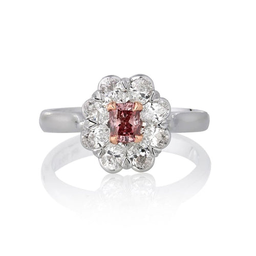 Argyle Pink diamond ring in platinum