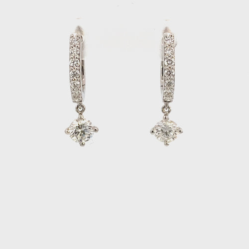 Diamond Drop Earrings