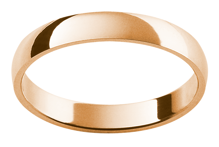 Ladies Rose Gold 18ct Wedding Ring